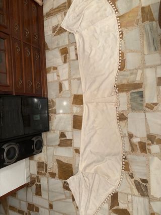 Colcha y cortina a juego