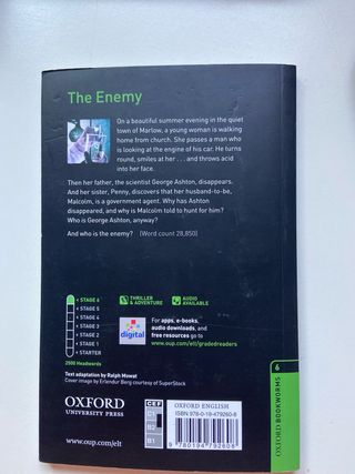 The Enemy, Desmond Bagley, OXFORD BOOKWORMS