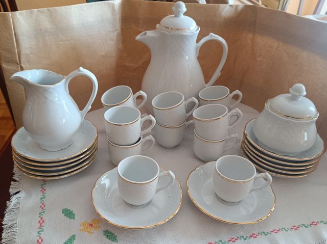 Juego de tazas de café bidasoa