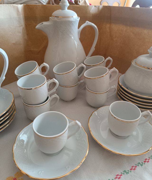 Juego de tazas de café bidasoa