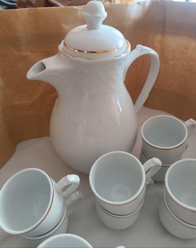 Juego de tazas de café bidasoa