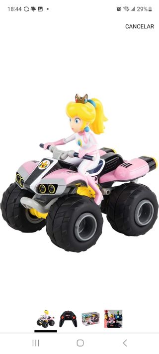 Quad Peach teledirigible. Mario Bros