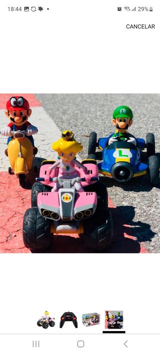 Quad Peach teledirigible. Mario Bros