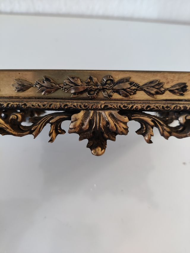 Base rettangolare per lampada in metallo