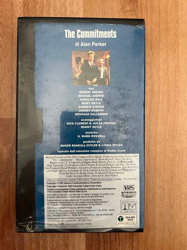 Vhs film The Commitments