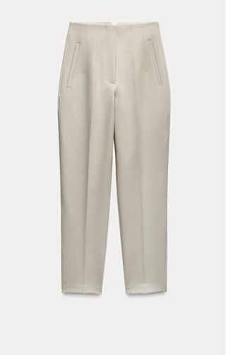 Pantalon pitillo talle alto Zara