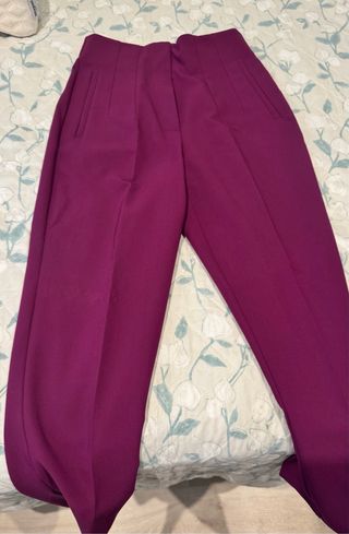 Pantalon Pitillo talle alto Zara