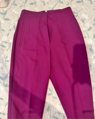 Pantalon Pitillo talle alto Zara