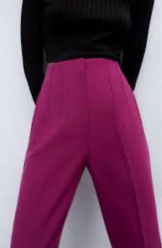 Pantalon Pitillo talle alto Zara