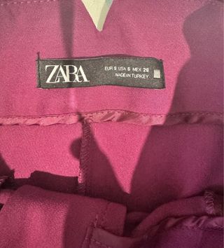 Pantalon Pitillo talle alto Zara