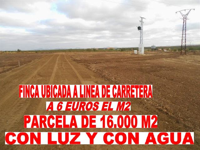 PARCELA RUSTICA A 6 € EL METRO TOTAL 95000 EUR