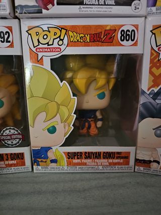 Funko pop goku súper saiyan