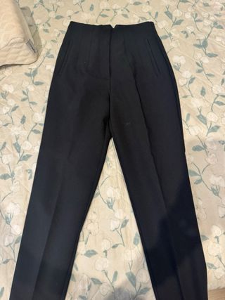 Pantalon pitillo talle alto zara