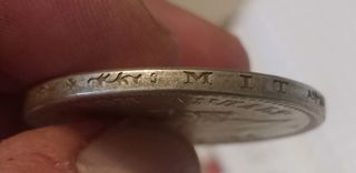 1896. 5 Marcos Anhalt + Factura Plata Réplica   