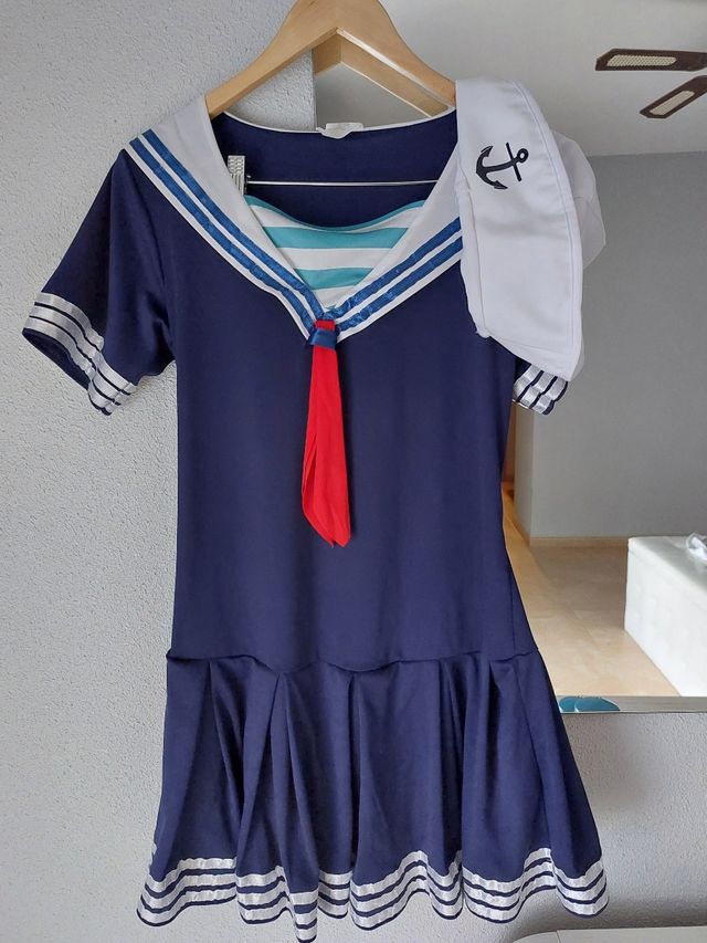 Disfraz Casero Disfraz De Fallera Para Hombre Disfraz Marinera