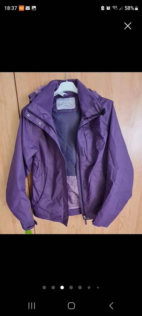 Chaqueta impermeable mujer