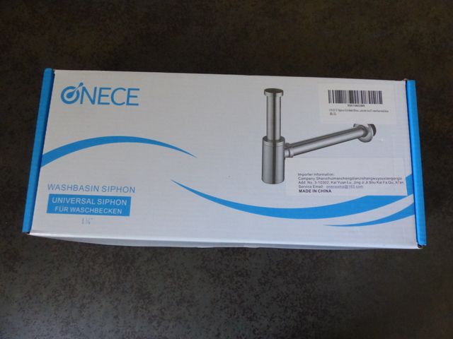 Sifón Universal para Lavabo,  Acero Inoxidable