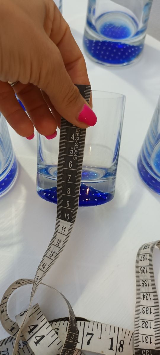 Set bicchieri in vetro murano  vintage