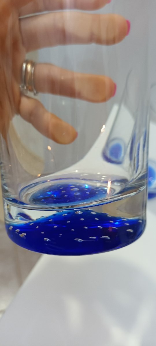 Set bicchieri in vetro murano  vintage