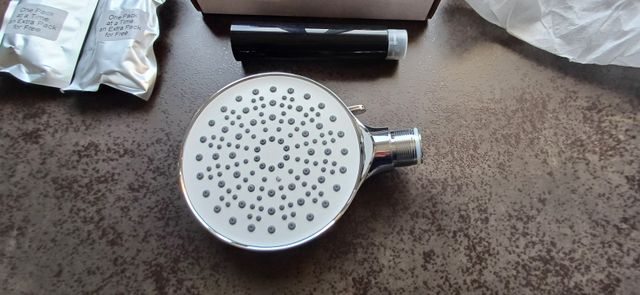 Alcachofa ducha alta presión, 6 modos. Con filtro