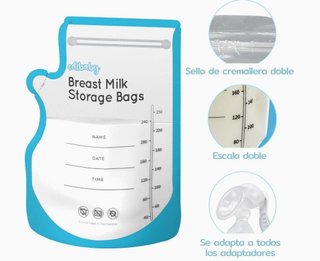 Bolsa leche materna