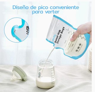 Bolsa leche materna