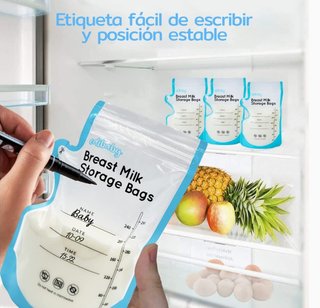 Bolsa leche materna