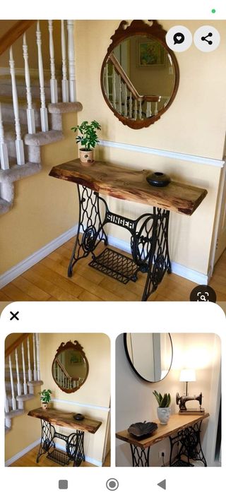 Patas maquina coser antigua