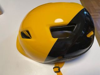 Casco bicicleta niños Btwin 500 amarillo