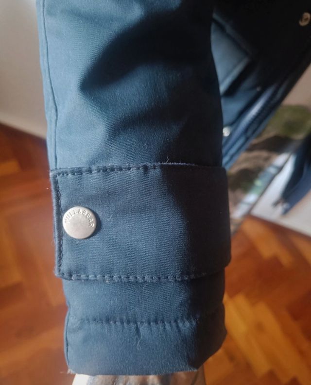 Cazadora azul marino, talla S Pull&Bear
