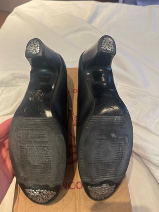 Zapatos de flamenca negros 