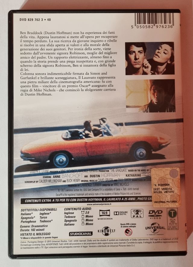 Il laureato dvd hollywood collection