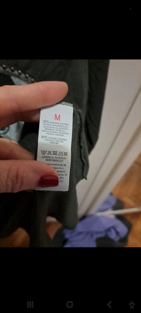 Maglia manica 3/4 verde militare