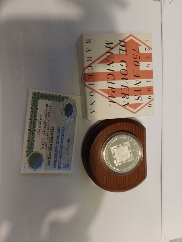 Moneda de dos mil pts. Del 1999 Barcelona 750 Aniv