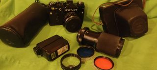 Cámara de fotos antigua