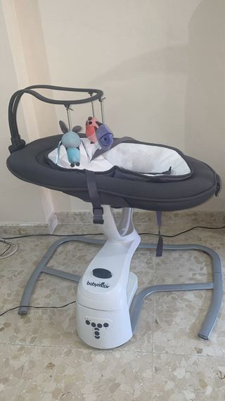 Hamaca BABYMOOV Swoon Motion Zinc - gris oscuro