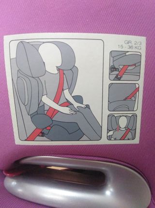 Silla de coche para niñ@