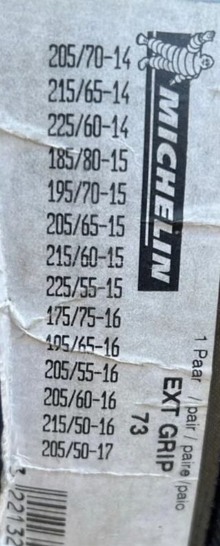 Cadenas nieve Michelin