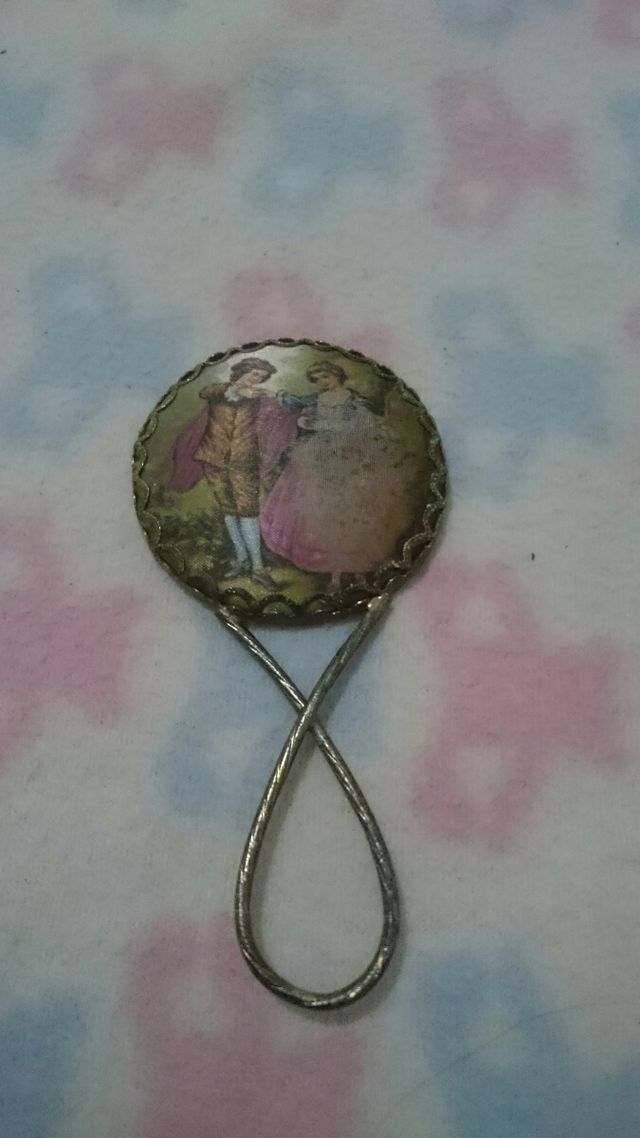 Espejo antiguo de plata