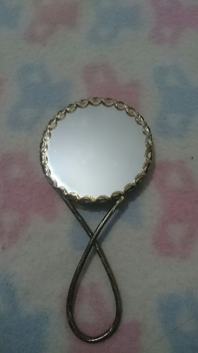 Espejo antiguo de plata