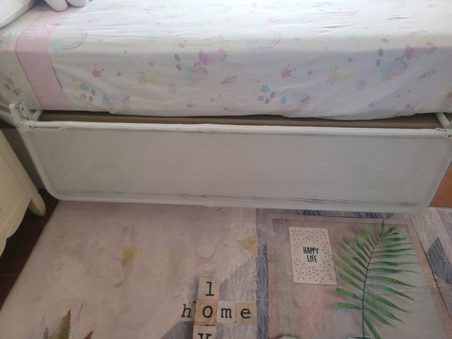 Barrera de cama extensible