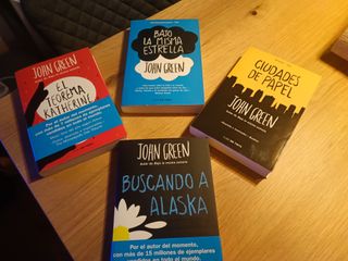 Lote 4 libros John Green