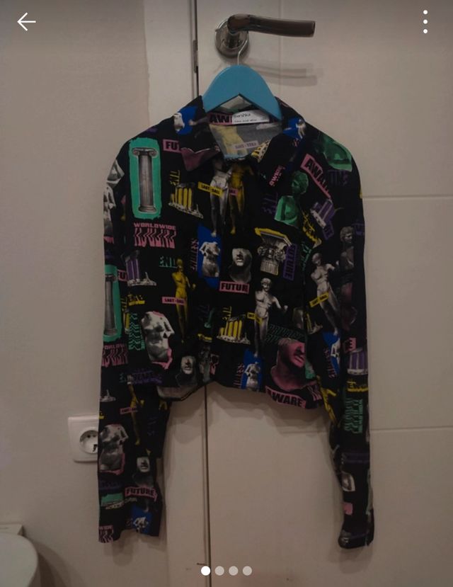 Camisa corta Bershka