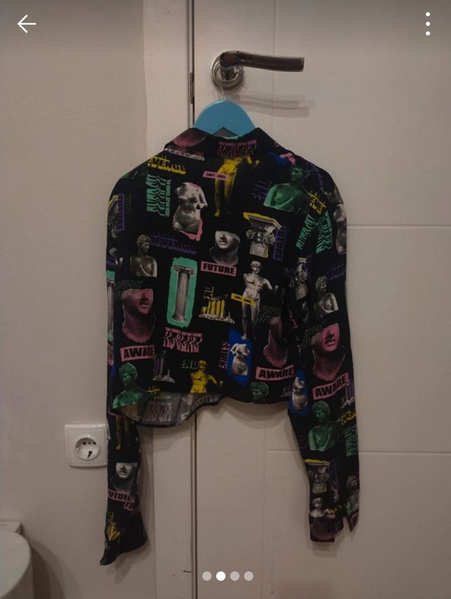 Camisa corta Bershka