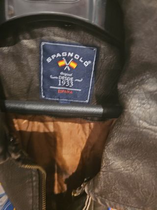 Chaqueta piel aviador spagnolo