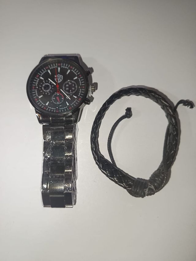 Reloj y pulsera hombre