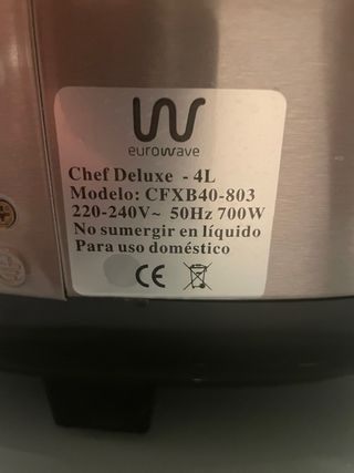 ROBOT COCINA EUROWAVE CHEF DELUXE