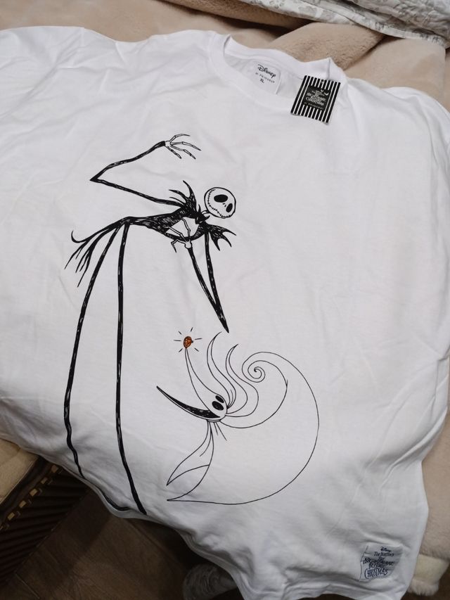 Camiseta Primark jack skeleton