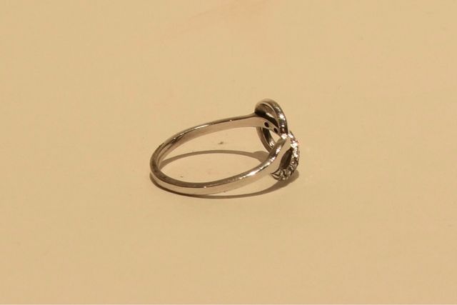 SORTIJA DE ORO BLANCO 18K/3.0Gr