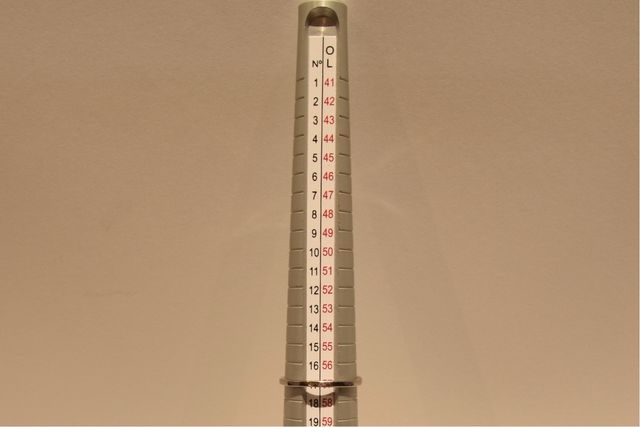 SORTIJA DE ORO BLANCO 18K/3.0Gr